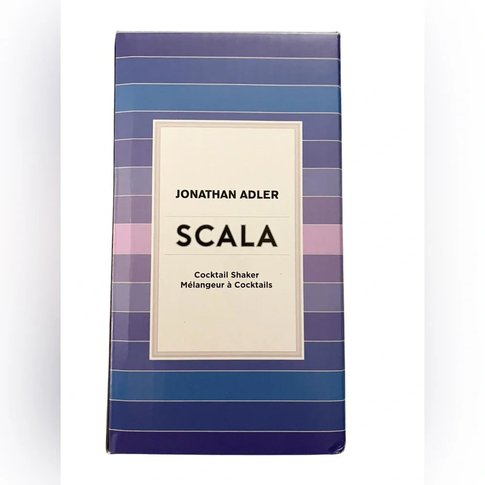 Jonathan Adler Scala Cocktail Shaker Set Striped